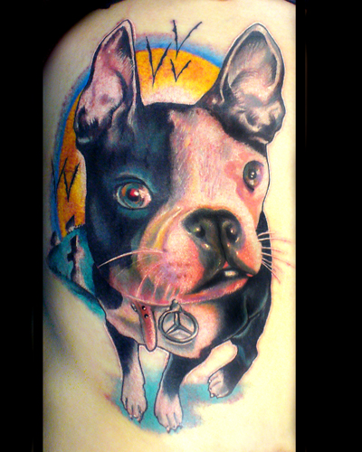 Tattoos - Josh Woods - Boston Terrior